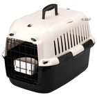 Cage de transport pour chien et chat Forward noir et gris