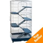 Cage d'intérieur ou d'extérieur Tridoor pour petits animaux