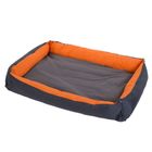 Cama exterior para perros naranja