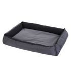 Cama exterior para perros negra