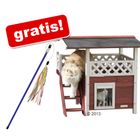Casetta gioco Lodge + Lenza gioco Fox gratis!