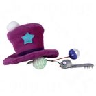 Cat Toy Plush Top Hat Wizard
