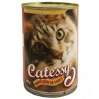 Catessy Kawałeczki w Sosie 400 g: Cielęcina i kurczak