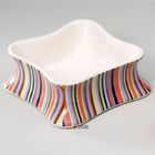 Ceramic Bowl Striped Clover