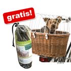 Cesta para bicicletas con rejilla + protector gratis!