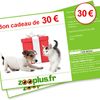 Chèque cadeau zooplus d'une valeur de 30 €