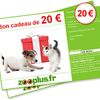Chèque cadeau zooplus d'une valeur de 20 €