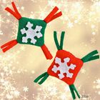 Christmas Cat Toy Snowflake