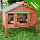 Clapier pour lapin et rongeur avec isolation 4-Seasons
