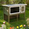 Clapier pour rongeur & lapin Outback Compact Green + enclos