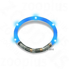 Collier lumineux pour chien bleu