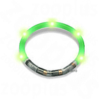 Collier lumineux pour chien vert