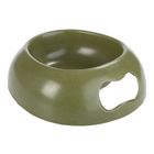 Comedero de bambú, color verde oliva