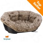 Corbeille Sofà avec housse beige pour chien