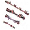 Corde à noeuds multicolore pour chien