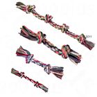 Corde à noeuds multicolore pour chien