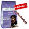 Croquettes Arden Grange 12 kg + corde double multicolore