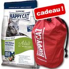 Croquettes Happy Cat Supreme 4 kg + sac à dos offert !