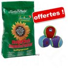 Croquettes Markus-Mühle 15 kg + balles de jeu colorées
