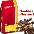 Croquettes Mera Dog 15/12,5 kg + Cookies offerts !