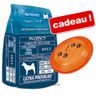 Croquettes Nutrivet Instinct 12 kg + frisbee Trixie