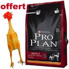 Croquettes Pro Plan 14 kg + jouet Poulet offert