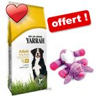 Croquettes Yarrah 15/20 kg + jouet Flocki le chien offert