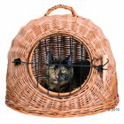 Cueva y transportín para gatos Mimbre - Pequeña