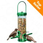 Distributeur de nourriture en plastique pour oiseaux
