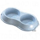 Double Pet Bowl, Plastic 2 x 0.325 l