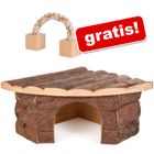 Eck-Spielhaus + Baumwollspielseil gratis