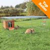 Enclos pour rongeur avec toit grillagé
