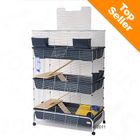 Essegi Small Pet Cage Baffy 100 3-storied