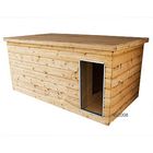 Flachdach-Hundehütte Mittenwald mit Vorraum