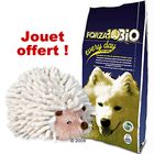 Forza 10 sac de 15 kg + jouet en peluche hérisson !