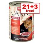 400g Animonda Carny Adult Wet Cat Food - 21 + 3 Free!*