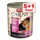 800g Animonda Carny Adult Wet Cat Food - 5 + 1 Free!*