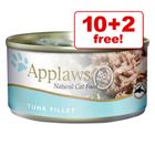 156g Applaws Wet Cat Food - 10 + 2 Free!*