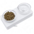 Gamelle double Catit Design Glass Diner, blanc