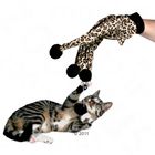 Gant léopard avec 4 balles pompons pour chat