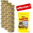 Gimpet ShinyCat 18 x 85 g + Gimpet Zahn-Fit