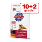 10 + 2 gratis! 12 kg Hill's Science Plan