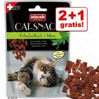 2 + 1 gratis! 3 x 50 g Animonda Cat Snack
