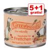 5 + 1 gratis! 6 x 200 g Cibo umido per furetti Greenwoods