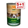 5 + 1 gratis! 6 x 400 g Defu Bio 50% Sensitive