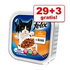 29 + 3 gratis! 32 x 100 g Felix vaschette