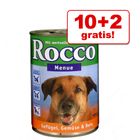10 + 2 gratis! 12 x 400 g Rocco Menù