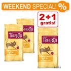 2 + 1 gratis! 3 x 50 g Tigeria Katzentabs
