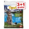 3 + 1 gratis! 4 x 15 kg Tigerino Canada Katzenstreu