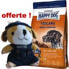 Happy Dog Supreme 15/12,5 kg + chien en peluche offert !
